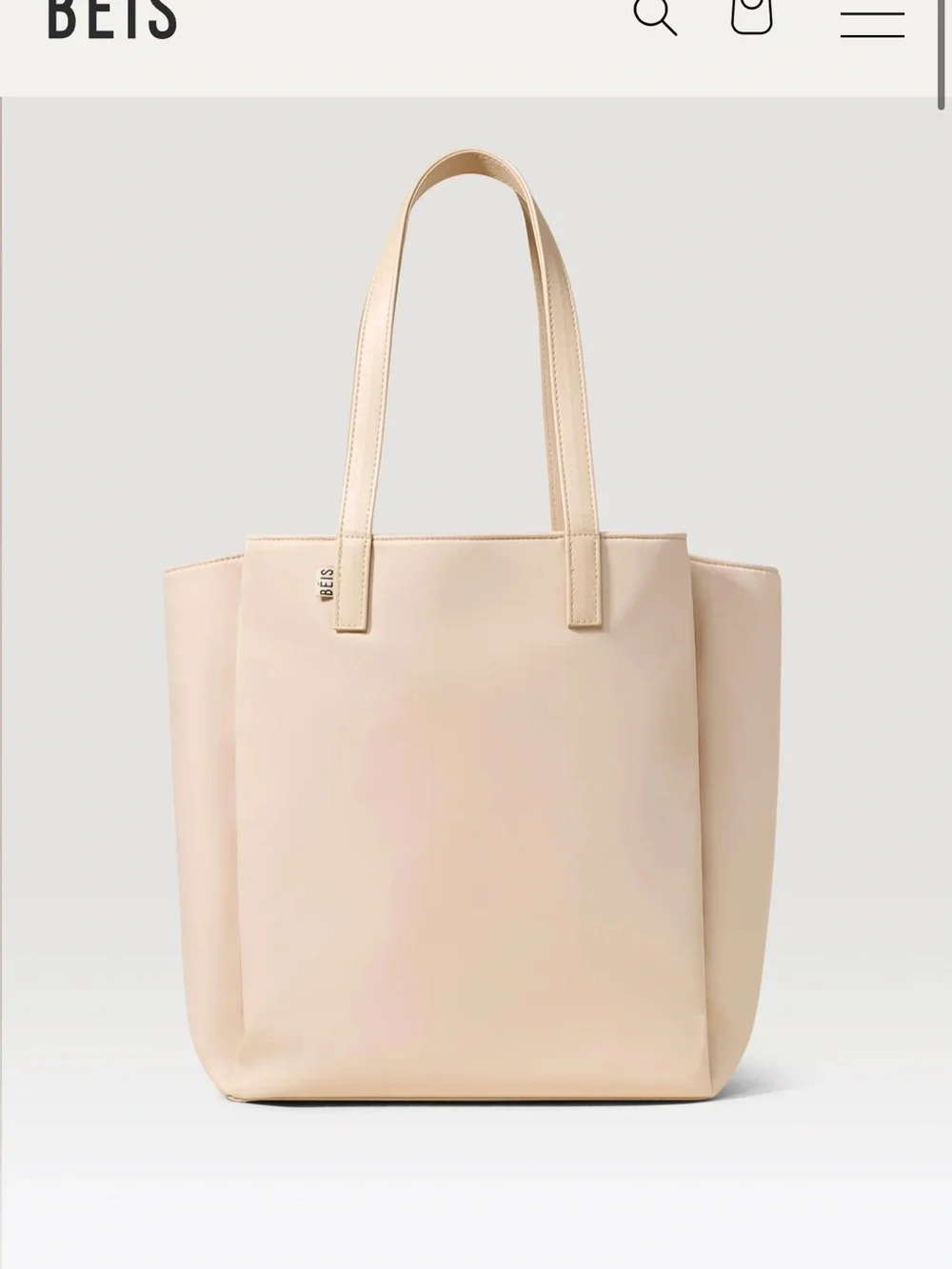 BEIS Commuter Beige Tote Bag